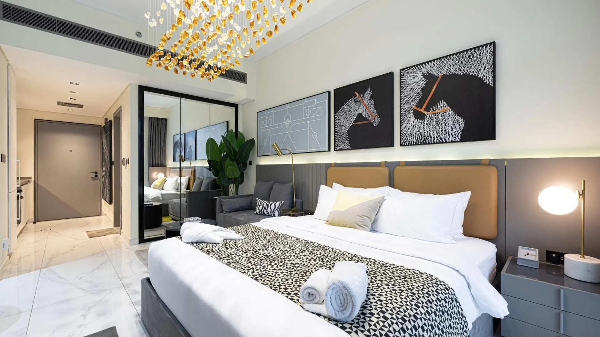 Apartmán Luxury Studio Near Dubai Mall Few Mints Walk Spojené arabské emiráty